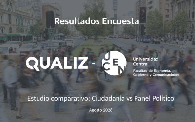 Encuesta Brecha Pública UCEN – Qualiz revela diferencias en liderazgos y percepción del gobierno actual entre la población y la clase política